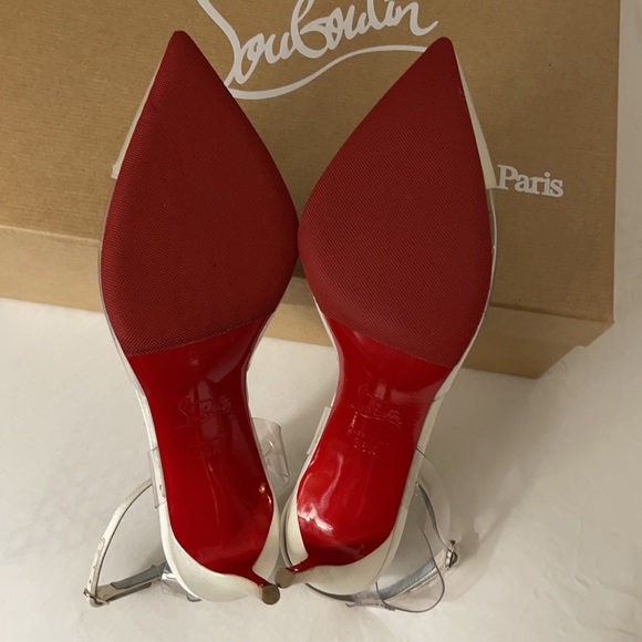 Christian Louboutin heels Nosy Strass 85 Off White - Picture 13 of 13